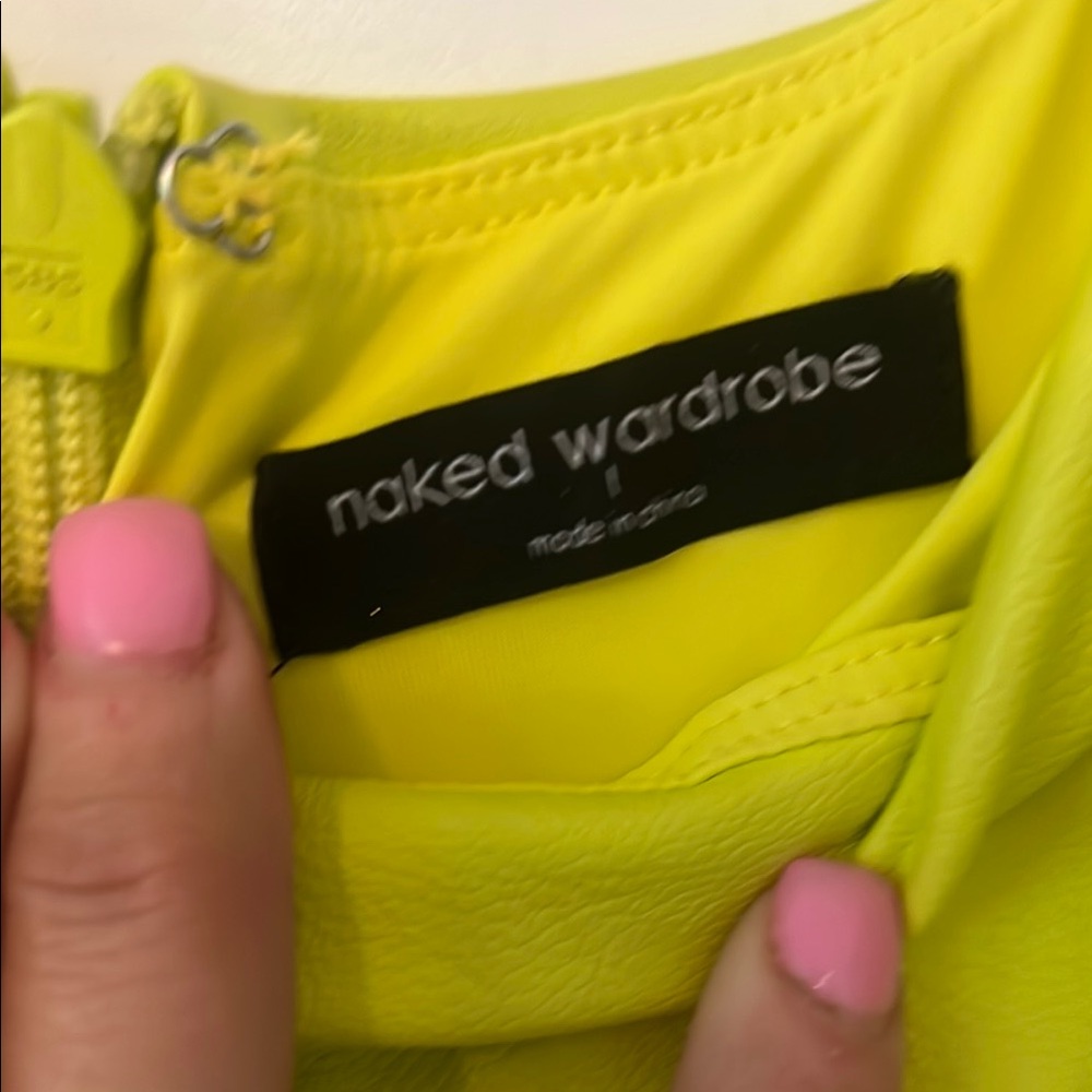 Naked Wardrobe Vibrant Yellow Maxi Dress